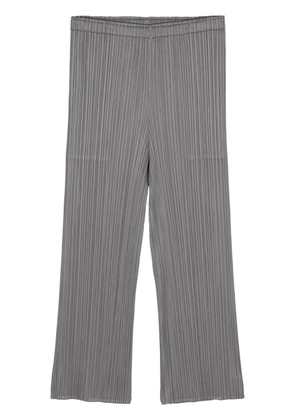 Pleats Please Issey Miyake New Colorful Basics 3 cropped trousers - Grey