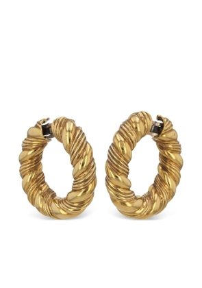 Van Cleef & Arpels 18kt yellow goldtwisted effect hoop earrings