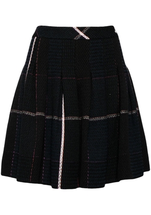 CHANEL Pre-Owned 2007 tweed midi skirt - Brown