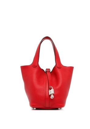 Hermès Pre-Owned 2017 Clemence Picotin Lock 18 handbag - Red