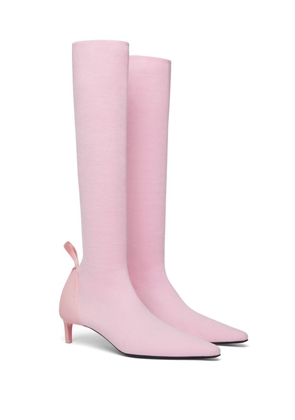 Courrèges Scuba 40mm knitted boots - Pink