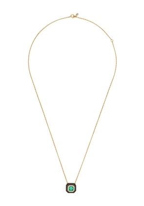 Sauer 18kt yellow gold Frame multi-stone necklace