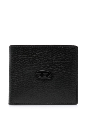 Diesel Oval D-plaque bi-fold wallet - Black