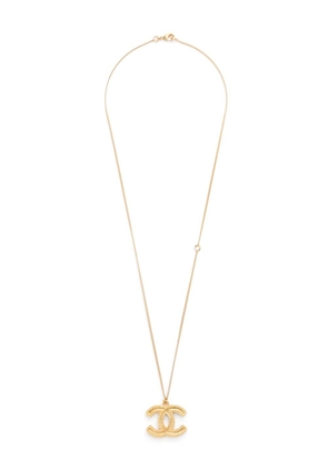 CHANEL Pre-Owned 2013 CC pendant necklace - Gold