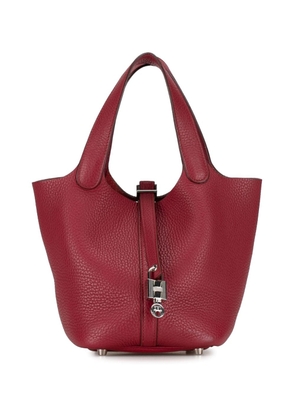 Hermès Pre-Owned 2015 Clemence Picotin Lock 18 handbag - Red