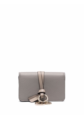 Chloé Alphabet leather wallet - Grey