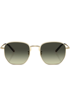 Oliver Peoples Kierney geometric-frame sunglasses - Gold