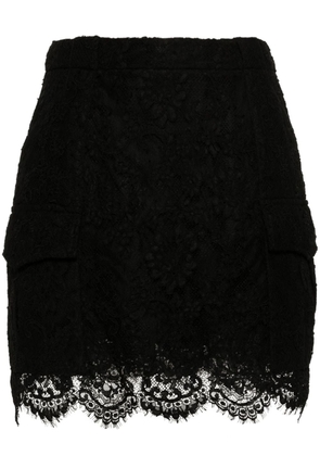 Ermanno Scervino corded-lace mini skirt - Black