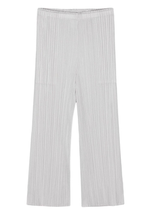 Pleats Please Issey Miyake New Colorful Basics 3 cropped trousers - Grey