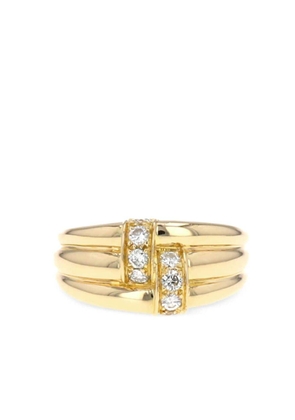 Van Cleef & Arpels 1980s yellow gold diamond ring