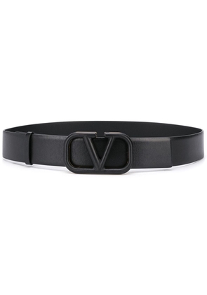 Valentino Garavani adjustable VLOGO buckle belt - Black