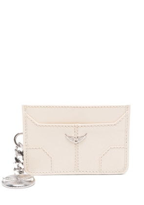 Zadig&Voltaire Sunny Pass leather card holder - Neutrals