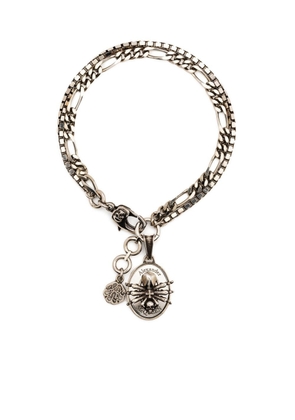 Alexander McQueen skull-charm chain bracelet - Silver