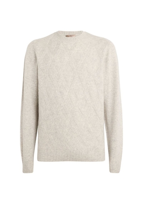 Herno Cashmere Diamond-Knit Sweater