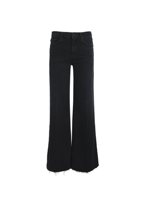 Mother The Roller Fray Wide-Leg Jeans