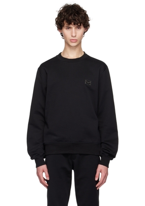 Dolce & Gabbana Black Logo Plaque Sweatshirt