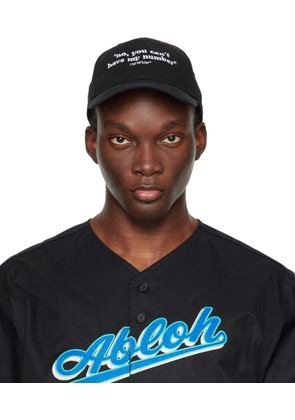 Off-White Black Quotes Baseball Cap