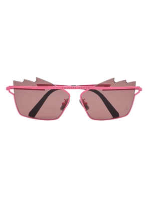 Philipp Plein Arya Mirror Pink Irregular Unisex Sunglasses 000-UES0072-PTE003N-UUXU