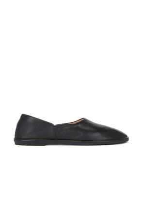 The Row Canal Slip On Slippers in Black - Black. Size 36 (also in 37, 38.5, 39, 39.5, 41).