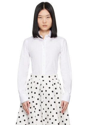 Dolce & Gabbana White Spread Collar Shirt
