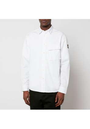 Belstaff Scale Garment-Dyed Cotton-Twill Shirt - M