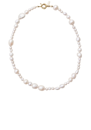 Eliou Este Necklace in Freshwater Pearl - Ivory. Size all.
