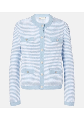 Tory Burch Kendra knitted cotton-blend cardigan