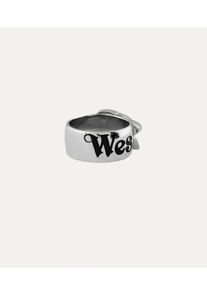 Vivienne Westwood Belt Ring Silver Unisex