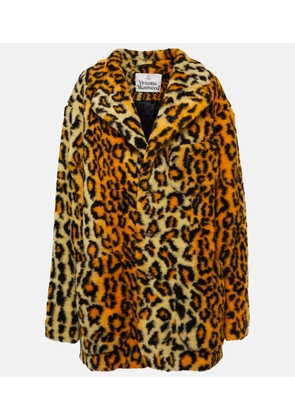 Vivienne Westwood Leopard-print faux-fur coat