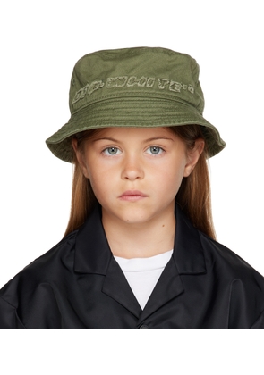 Off-White Kids Khaki Industrial 2.0 Bucket Hat
