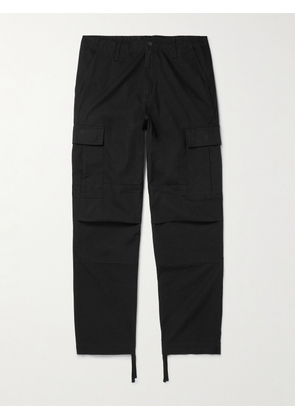 Carhartt WIP - Straight-Leg Cotton-Ripstop Cargo Trousers - Men - Black - UK/US 28
