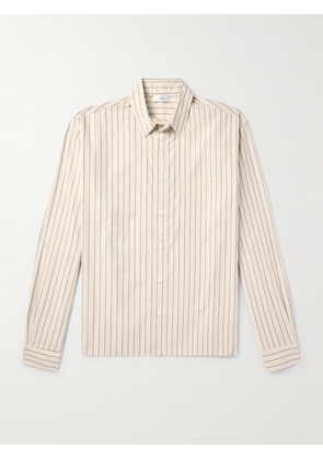 John Elliott - Button-Down Collar Striped Cotton-Poplin Shirt - Men - Unknown - S