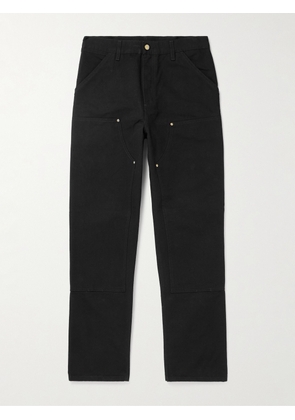Carhartt WIP - Double Knee Straight-Leg Cotton-Canvas Carpenter Trousers - Men - Black - UK/US 28