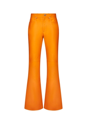 J. W. Anderson High-waisted Leather Bootcut Trousers