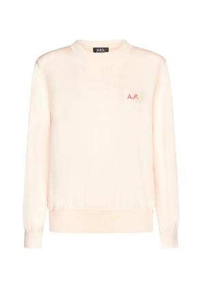 A. P.C. vera Pullover With Logo Embroidery Detail