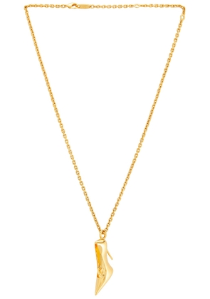 Balenciaga Keyholder Honey Necklace in Gold - Metallic Gold. Size all.