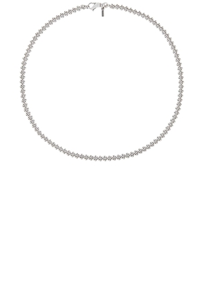 Emanuele Bicocchi Essential Knotted Chain Necklace in Sterling Silver - Metallic Silver. Size all.