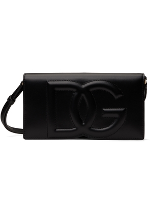 Dolce & Gabbana Black 'DG' Logo Phone Bag