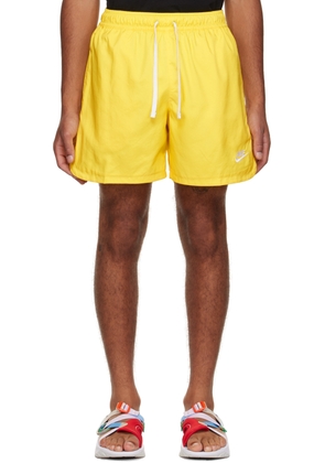 Nike Yellow NSW Essentials Flow Shorts