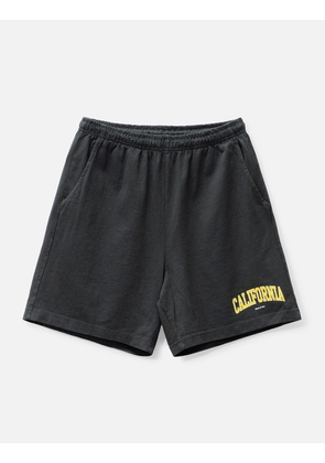 California Gym Shorts Faded Black/Gold