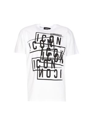 Dsquared2 Icon Stamps Cotton T-shirt