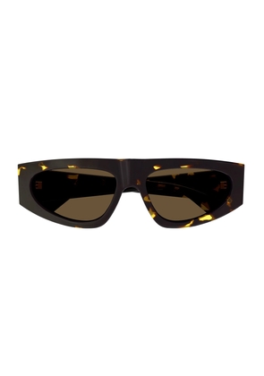 Bottega Veneta Eyewear Bv1277s Tri-fold-line New Classic 002 Sunglasses