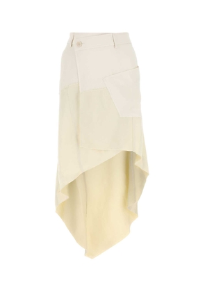J. W. Anderson Ivory Polyester Skirt