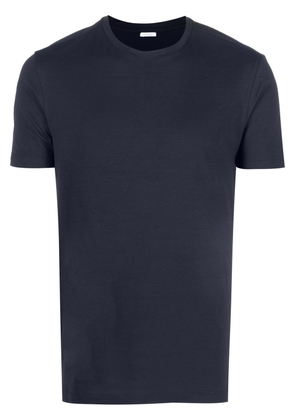 Malo short-sleeved stretch-cotton T-shirt - Blue