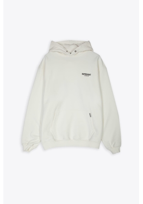 Represent Owners Club Hoodie White cotton hoodie with logo - Owners Club Hoodie
