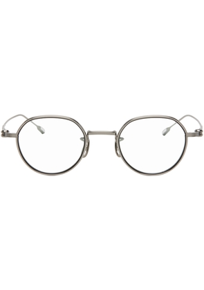 YUICHI TOYAMA. Gunmetal 'The Angel' Glasses