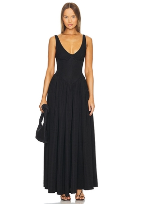 DELFI Isodora Long Dress in Black. Size XL.