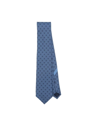 Ferragamo Check Gancini Printed Tie