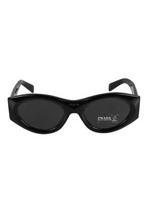 Prada Eyewear Logo Sided Cat-eye Sunglasses