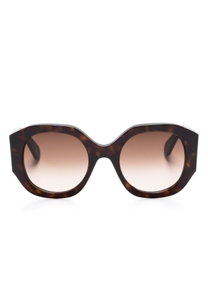 Chloé Naomy Sunglasses In Dark Havana/brown